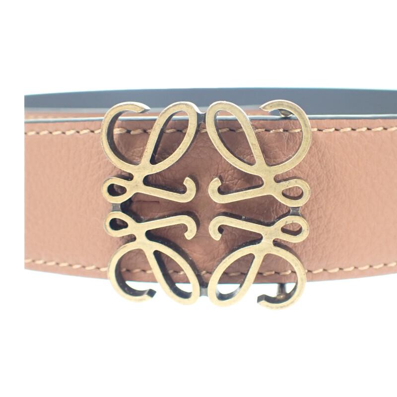 LOEWE  B821Z20X05 belt Brown/black Calfskin Women