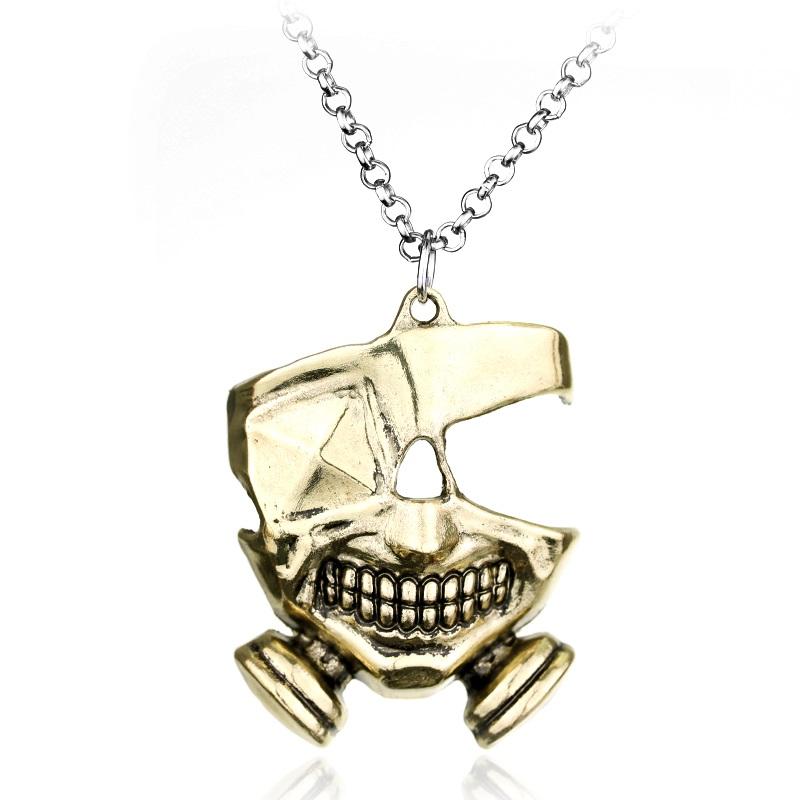 Anime Tokyo Ghoul Necklace Kaneki Ken Cosplay Unisex Alloy Pendant Choker Jewelry Accessories Props