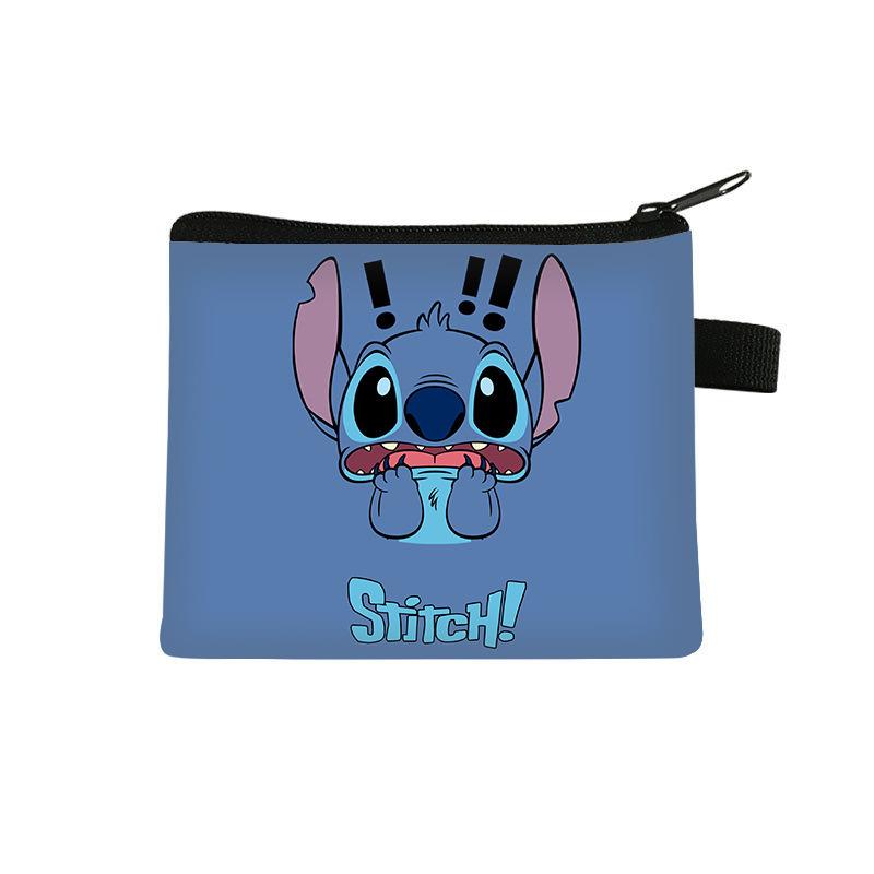 New Stitch Stitch Animation Peripheral Children'S Change Bag Portable Card Bag Coin Key Storage Bag