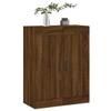 Wall Cabinet Brown Oak Effect 69.5 x 34 x 90 cm Engineered Wood