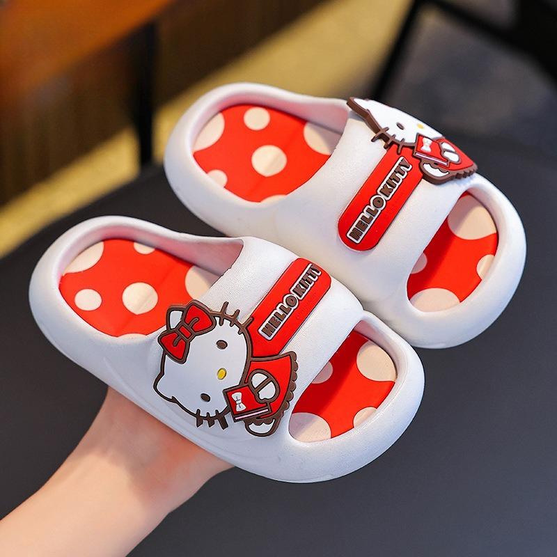 Cartoon Shoes, Flip-flops for Girls, Anti-slip Soft Sole, Breathable