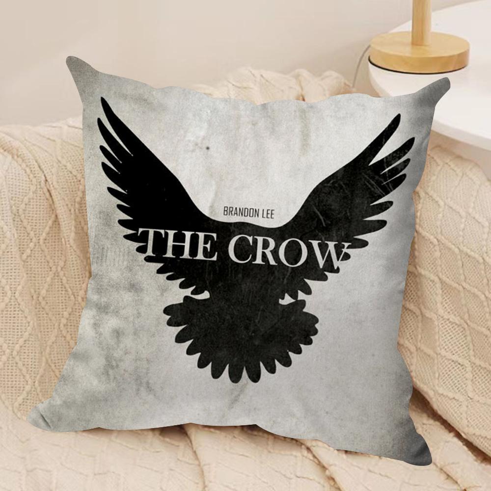 The CCrow Movie Cushion Cover Soft Plush Fabric DoubleSided Printed Sofa Cushion Cover for All Seasons Home Decor Gift