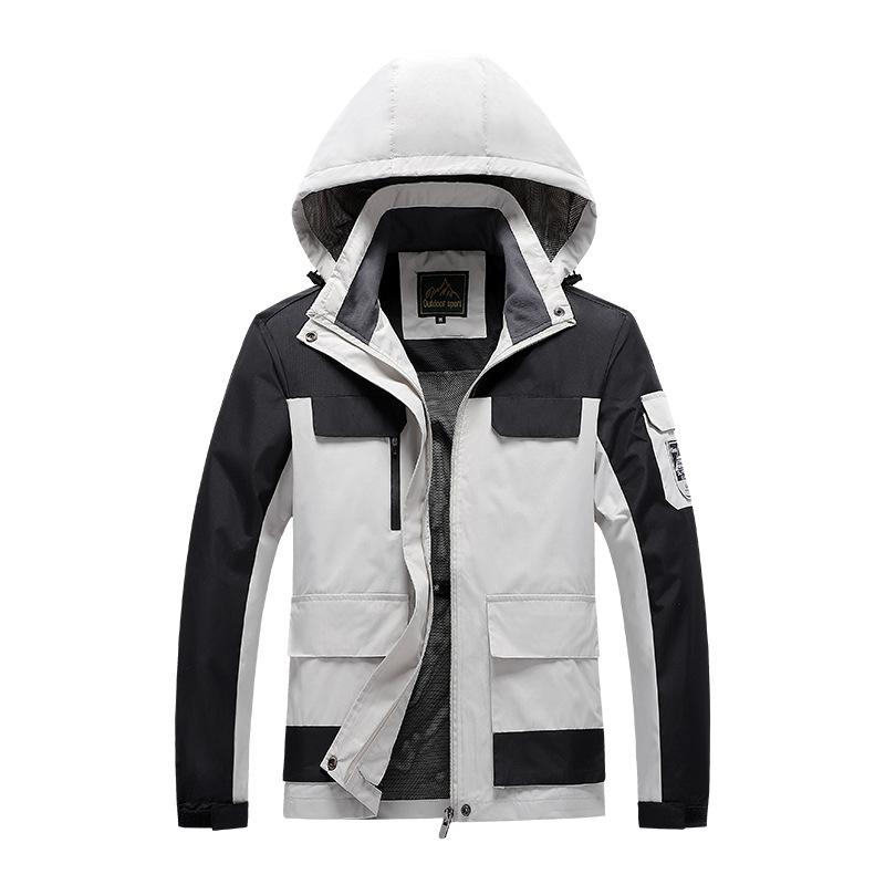 Women Waterproof Hood Outdoor Jackets Hiking Sports Coats  Windproof Outwear Clothes