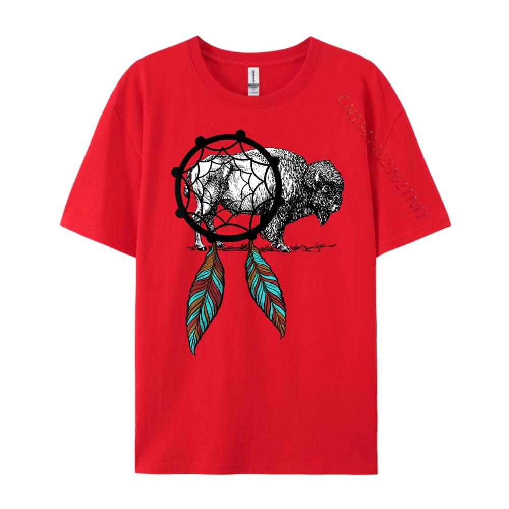 White Buffalo Dream Catcher Native American Legends Unisexs Graphic Tshirts Oversized T Shirt Unisex Halloween S
