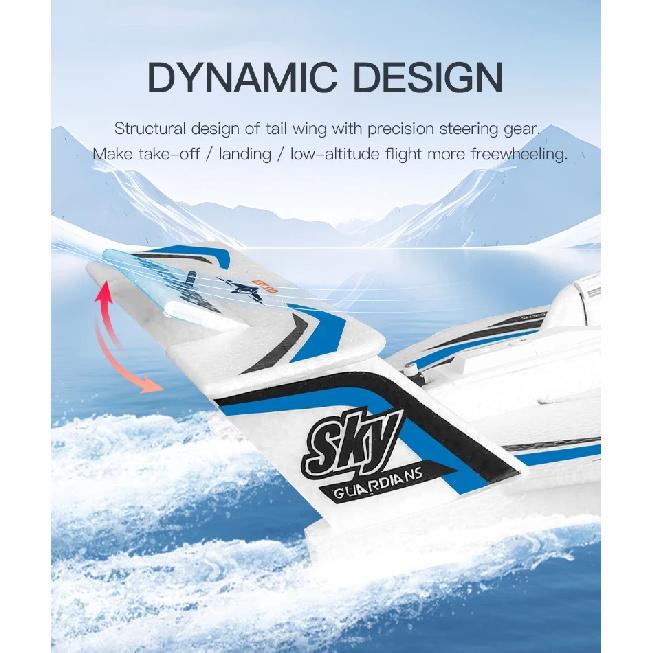 KF603 RC Glider EPP Foam 2.4G 3CH Radio Control Sea And Air RC Plane Water Land Flying Boat Airplane Toys Gift For Boys