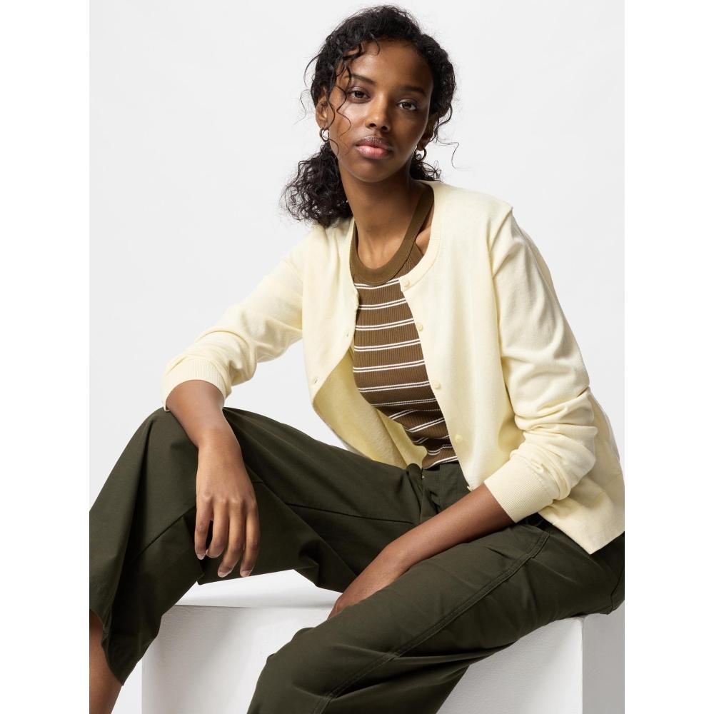 Uniqlo Uv Protection Crew Neck Cardigan  Long Sleeve 