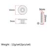 2pcs Metal Straplocks Strap Lock Button for Electric Acoustic Guitar Bass Replacements