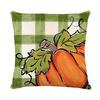Home Decor Autumn Pumpkin Harvest & Maple Leaf Cushions Pattern Cushion Cover Suitable for Sofa Bedroom Car Pillow Cover