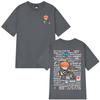 Ed Sheeran European Tour 2025 Graffiti Pattern Print T Shirt Men Women Cotton Casual Short Sleeve T-shirt Fashion Loose T-shirts