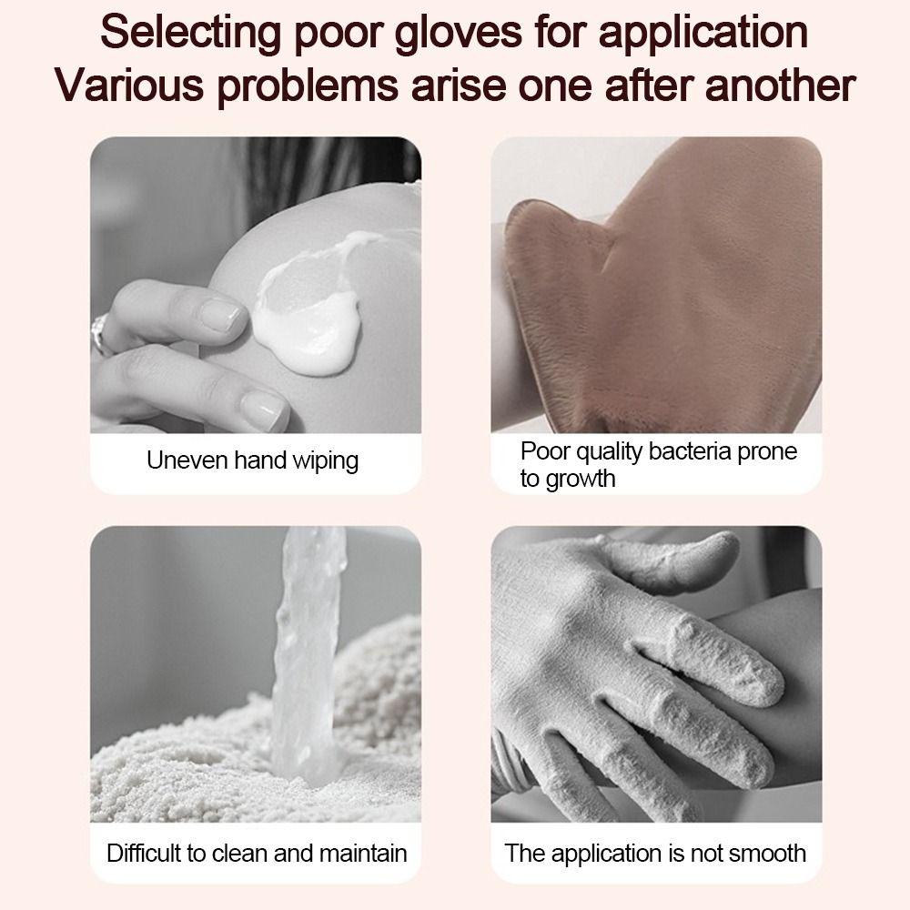 Reusable Body Lotion Glove Washable Lotion Applicator New Self-Tanning Mitt  Body Face Application