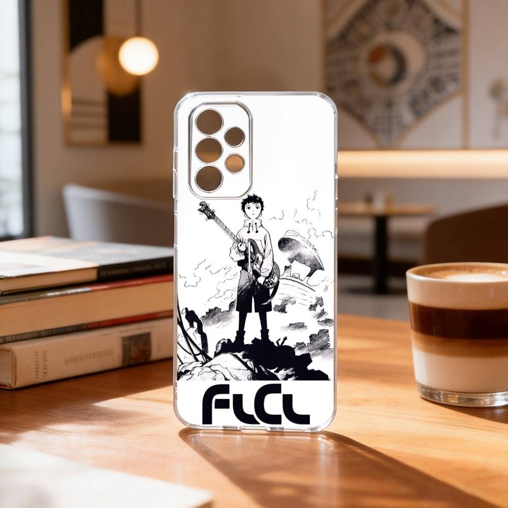FLCL First L-Love C-Cyber Love  Phone Case For Samsung S25,S24,S21,S22,S23,S30,Ultra,S20,Plus,Fe Transparent Cover