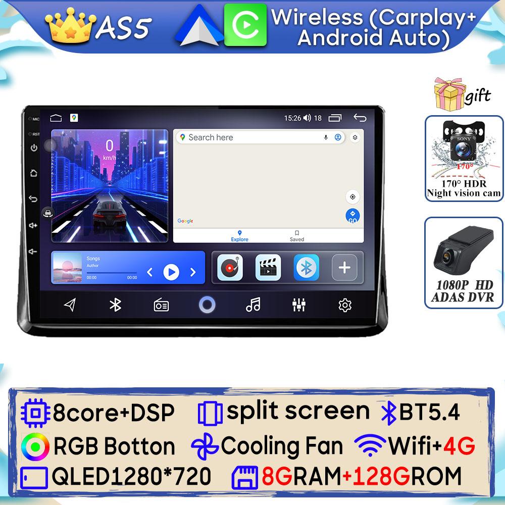 Autoradio Android 15 pour Toyota Noah 80 Esquire Voxy 2014 - 2019 Navigation GPS Android Auto Carplay Wifi vidéo stéréo No 2din