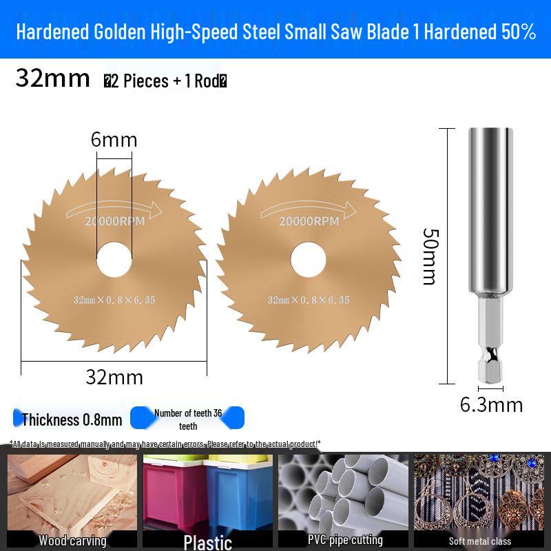 High-Speed Steel Mini Circular Saw Blade for Electric Drill and Grinder