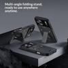 For iPhone 17 Pro Max Case Compatible with MagSafe Foldable Kickstand Shockproof TPU + PC Phone Back Cover