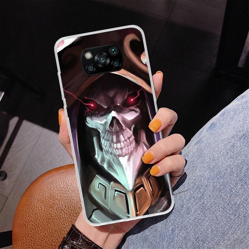 Overlord Anime Phone Case For Xiaomi Poco X7 X6 X5 Pro F7 Ultra Redmi 15C 15 13C 13 12C 12 10 10A 10C 9 9A 9C 9T Cover Poco X7 X
