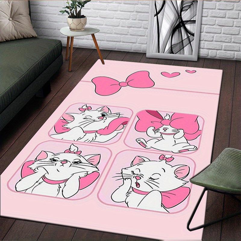 1pc Marie Pattern Area Rug Soft Flannel Floor Mat for Living Room,Office,Bedroom and Carpet,Sofa Coffee Table Floor Mat