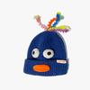 Autumn and Winter Children's Warm Knitted Hat Parent Child Wool Hat Girl Cute Cartoon Funny Eyes Tentacles Will Glow