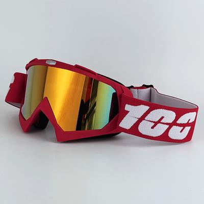 100 Occhiali da Moto Antipolvere Occhiali da Corsa Antivento per Uomo e Donna Motocross Ciclismo Sci Outdoor Fuoristrada Occhiali da Moto