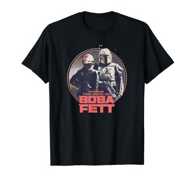 STAR WARS The Book of Boba Fett Fennec Shand Retro Graphic T-Shirt