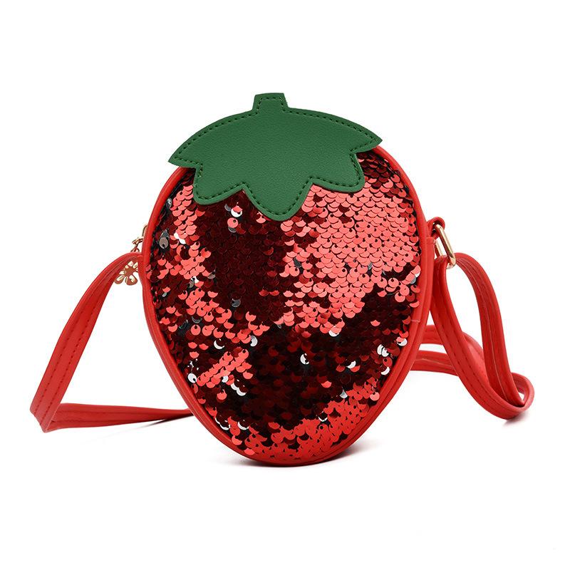 

Kids Mini Purse Cute Fruit Strawberry/Pineapple Crossbody Bags For Girls Coin Pouch Child Baby Messenger Bag