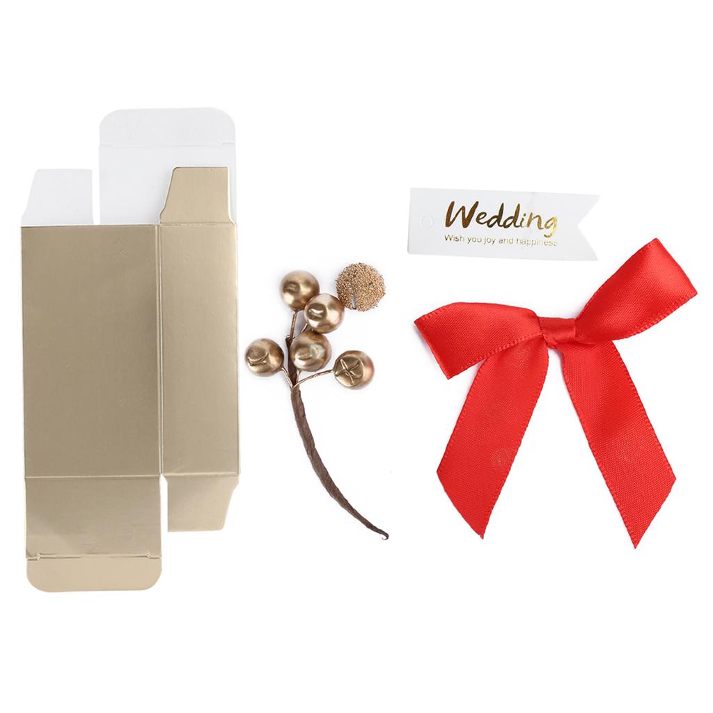 50pcs Wedding Favors Candies Souvenirs Gift Paper Gift Box for Wedding with Bowknot