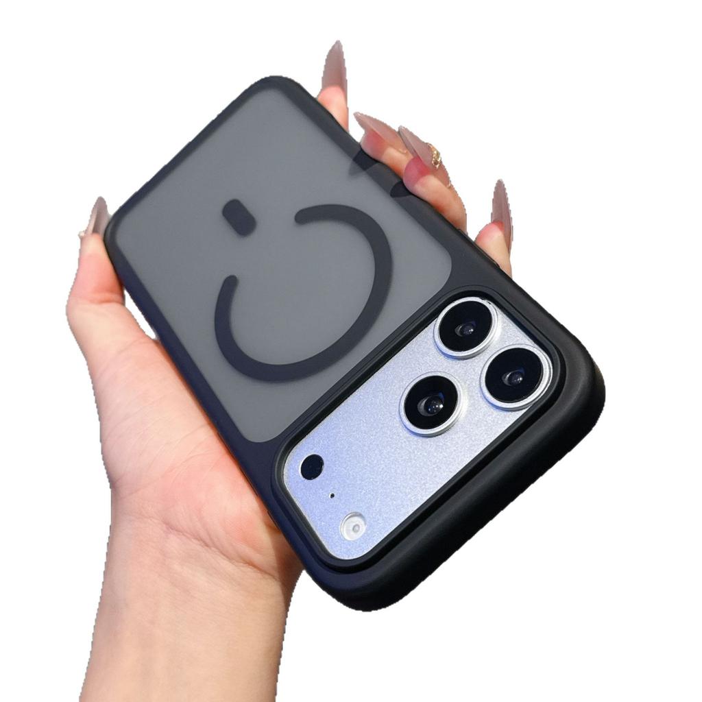 Iphone17promax Mobile Phone Case Simple Matte Skin Magnetic Suction Business Anti-drop Suitable for Apple 11 Protective Case