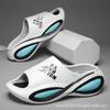 New Slippers Couple Summer Fashion Simple Outer Wear Thick Bottom Non-slip Wear-resistant Outdoor Non-slip Leisure Beach One-word Drag