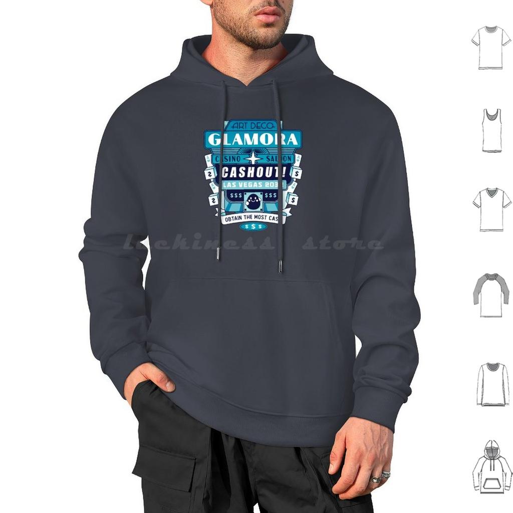 Las Vegas 2032 Cashout Hoodie Cotton Long Sleeve The Finals Thefinals Game Gaming Gamer Video Game Shooter Nama Tama Cashout