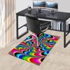 1PC Psychedelic Pattern Extra Large Non Slip Floor carpet, Office, family, bedroom, Studio   Large Area Rug Indoor Rugs, , Vibrant Colors