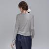 Women's French Style Striped Long-Sleeve Knit Top
