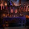Halloweenowy Baner z Krwawym Nożem Straszna Dekoracja Wisząca Halloween Bar Klub Zombie Wampir Impreza Dekoracje Artykuły