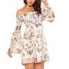 Women Casual Tie Dyed  Long Sleeves Strap Sexy Slim Sports Dress  Dress