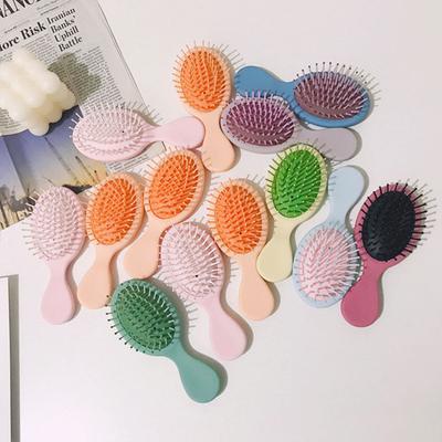 Peine para el Cabello Portátil Mini Plegable Lindo Reutilizable Herramienta de Peluquería Colores Caramelo Apariencia Encantadora Peine con Almohadilla de Aire para el Cabello para Niños