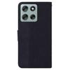 For Motorola Moto G56 5G Case Geometry Pattern Leather Wallet Phone Cover with Wrist Strap