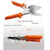 Multi-Angle Miter Shear Cutter Cut Soft Wood Plastic Rubber PVC Wires with 45-135 Degree Adjustable Angle Scissors DIY Hand Tool