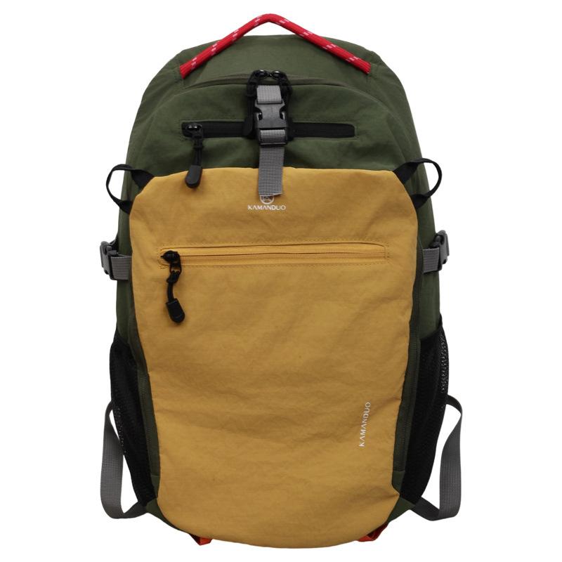 Schoolbag1011 new bag fashion contrasting color backpack women's outdoor travel mountaineering bag leisure trend school bag