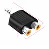 3.5mm To Dual RCA Audio Adapter for Computer/Speaker/TV