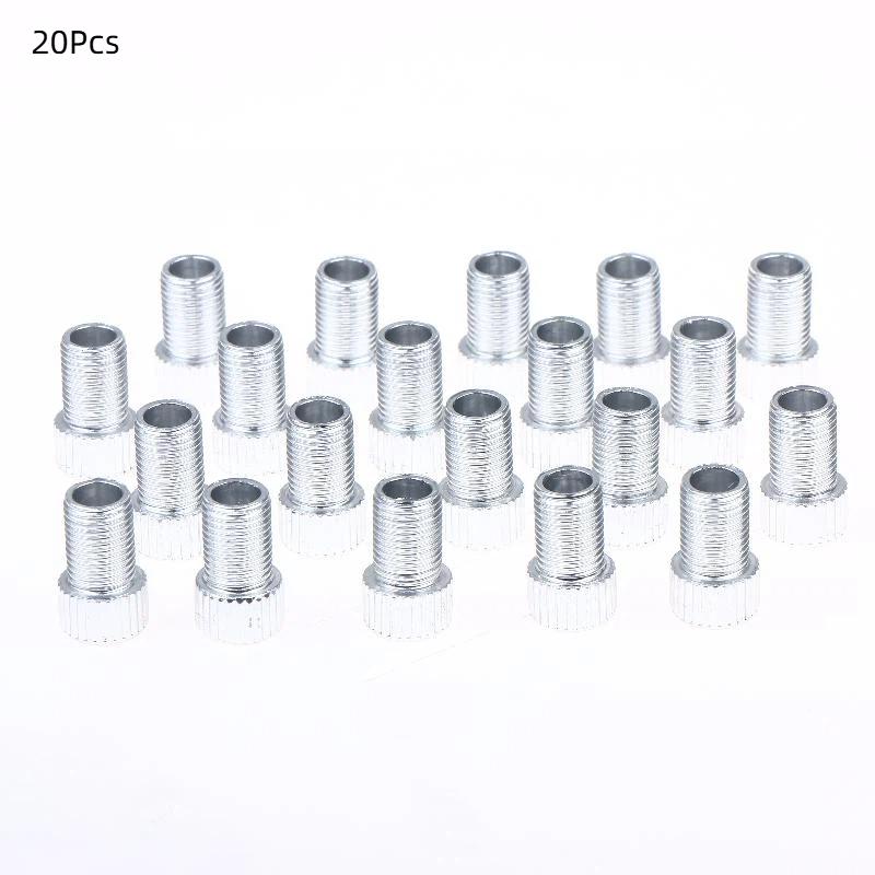 20pcs Bicycle Valve Pump Converter Adapter Presta To Schrader Convert Nozzle Inflation Adaptor F/V To A/V Bike Valve Adapter