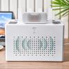 Double-layer Wifi Router Storage Box Desktop Socket Wire Organizer Box TV Set Top Rack Power Strip Hidden Finishing Box