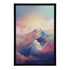 Pastelowe Górskie Marzenie Pastelowe Górskie Marzenie, 50X70 Cm, Rama Drewniana Jasny Dąb, Papier Matowy 230 Gsm