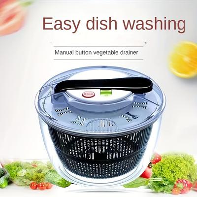 1pc, Vegetables Dryer, Salad Spinner, Fruits Basket, Vegetables Washer Dryer, Fruit Drainer, Lettuce Spinner, Drain Basket, Colander Basket