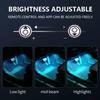 LED Car Interior Ambient Foot Light Kit With USB Wireless Remote Music APP Control Auto Atmosphere Neon RGB Decorative Lamp
