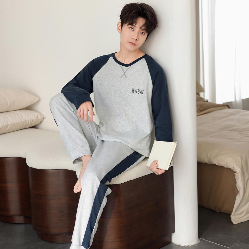Couple Pajamas Pure Cotton Long-sleeved Natal Year Red Wedding Festive New Wedding Large Size Cartoon Loose Loungewear Two-piece Set
