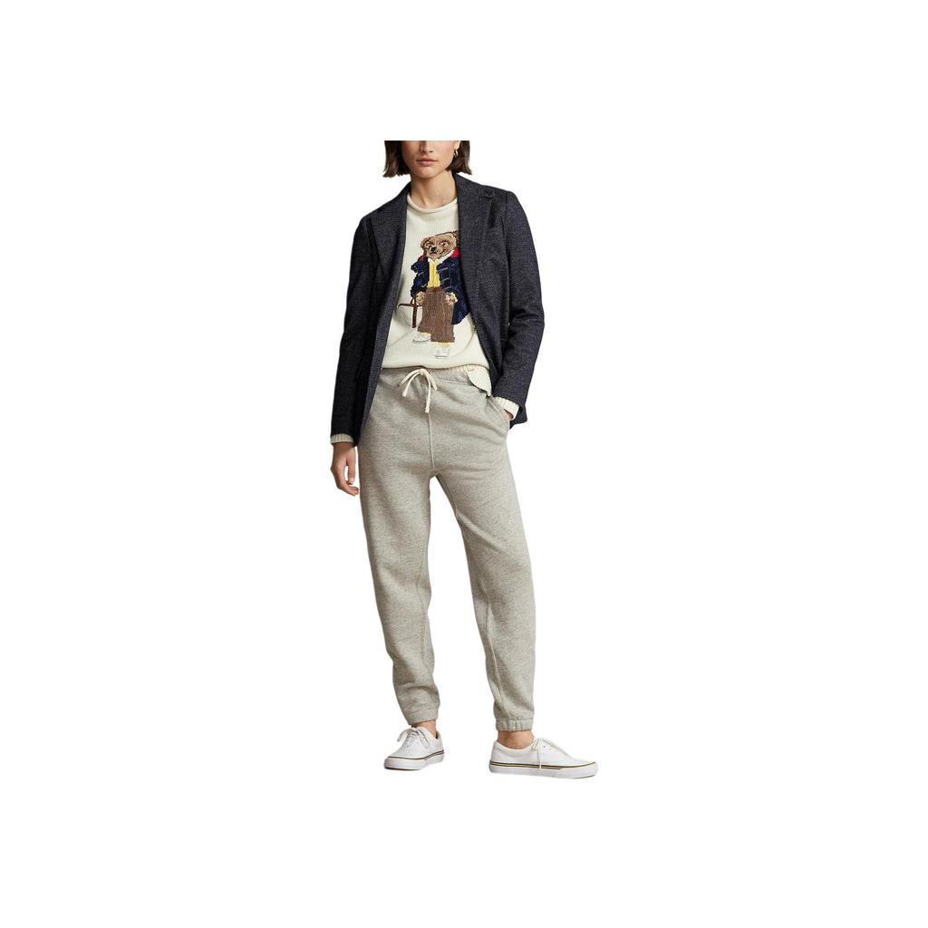 Polo Ralph Lauren Cartoon Loose Pullover Round Neck Long Sleeve Sweater Women sweater Off-White 211910427001