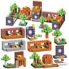 Magnetic World Hell Portal Magnetic Building Blocks Educational Puzzle Toy Creative DIY Cube Set for Kids Multicolor 