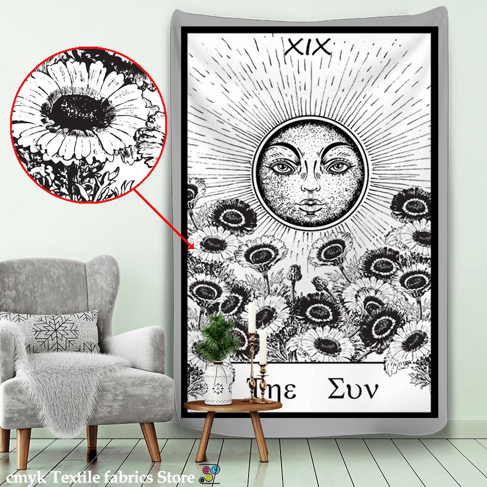 Tarot Card Tapestry Wall Hanging Astrology Divination Bedspread Beach Matwitchcraft Mandalay Hippie Mandalas Brujeria
