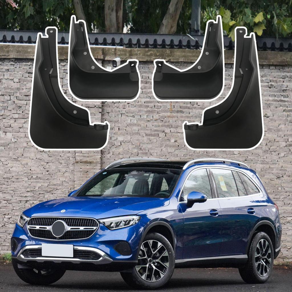 Mercedes-Benz GLC260 Wheel Arch Mudguard: Non-Destructive, Black, Fits 23 Models