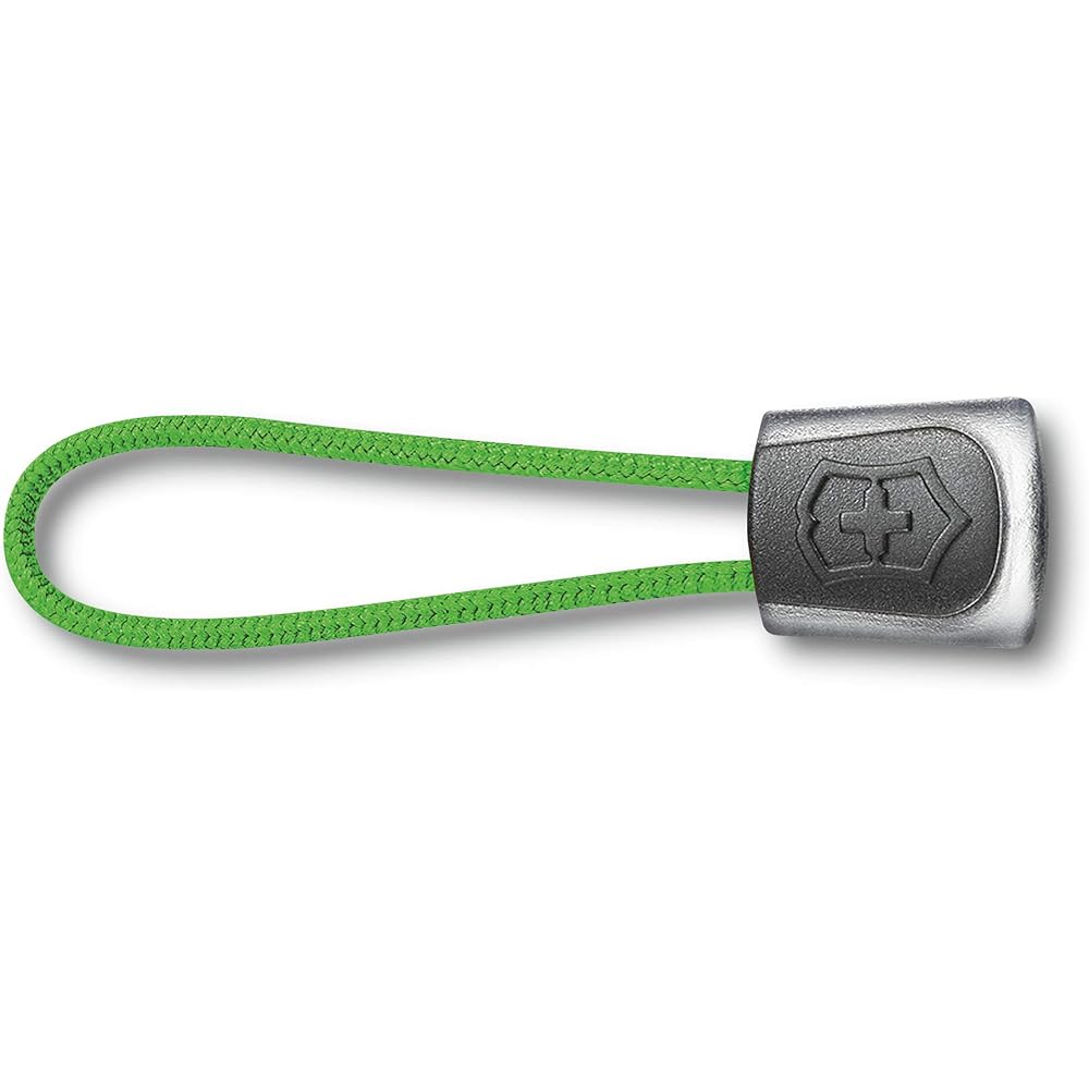 Victorinox Zipper Tab Outdoor Lanyard Green and Black Small 4.1824.4