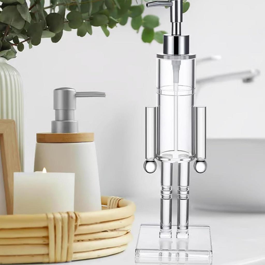 Soap Dispenser Bathroom Nutcracker Refillable Festive Bottle Christmas Soap Dispenser For Kitchen Sink For Counter Home Decor