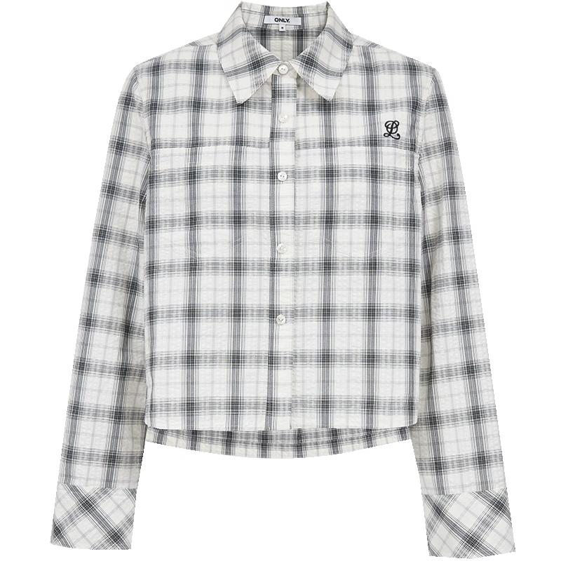 ONLY Women s Loose Fit Lapel Long Sleeve Shirt XS